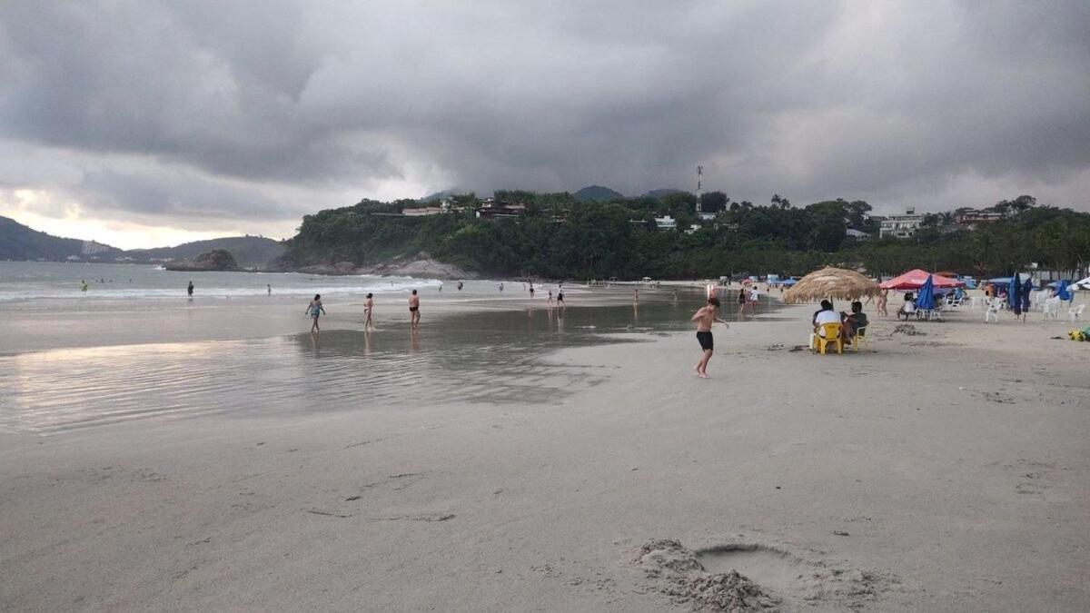 Apartamento Com Ar Cond. Na Praia Grande Убатуба Экстерьер фото