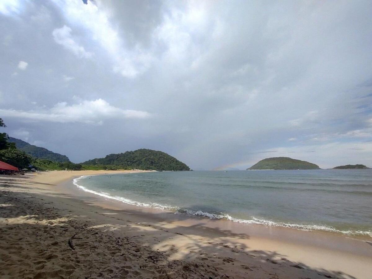 Apartamento Com Ar Cond. Na Praia Grande Убатуба Экстерьер фото